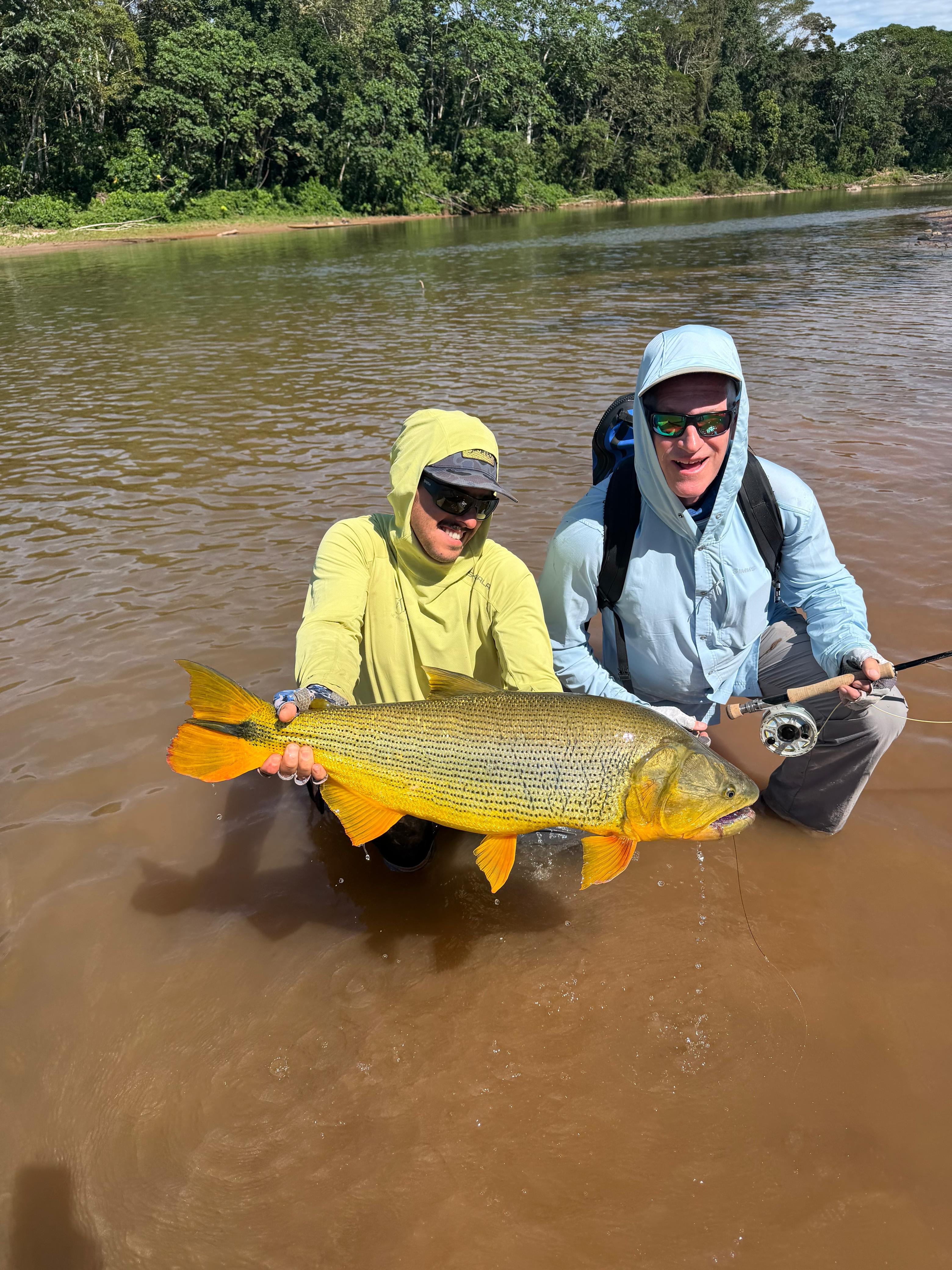 The large dorado Rob and Alvaro landed in the opening casts of the morning